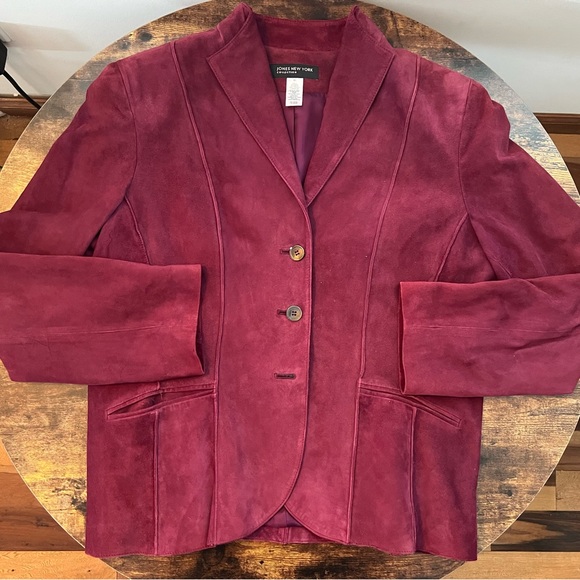 Jones New York Jackets & Blazers - Jones New York Collection | womens suede jacket. Size: XL